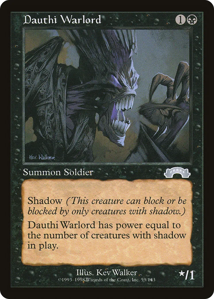 Dauthi Warlord — Exodus — Magic: The Gathering