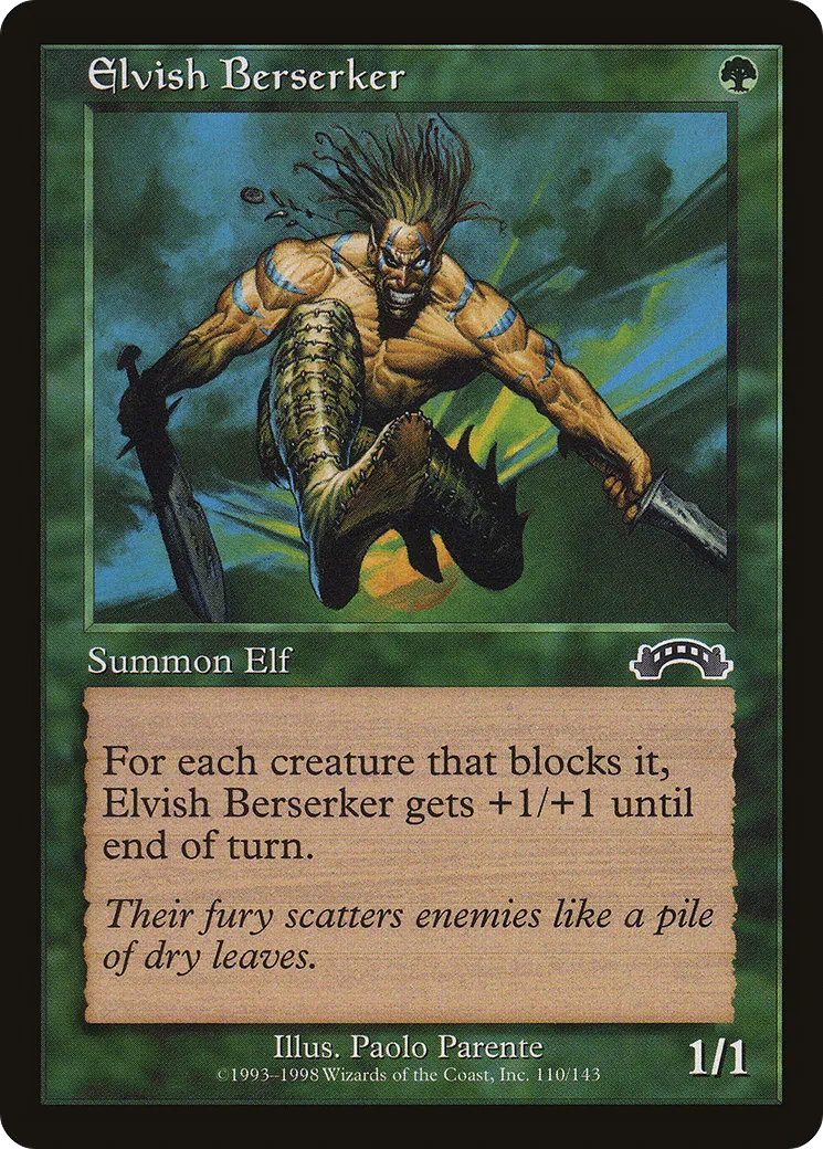Elvish Berserker — Exodus — Magic: The Gathering