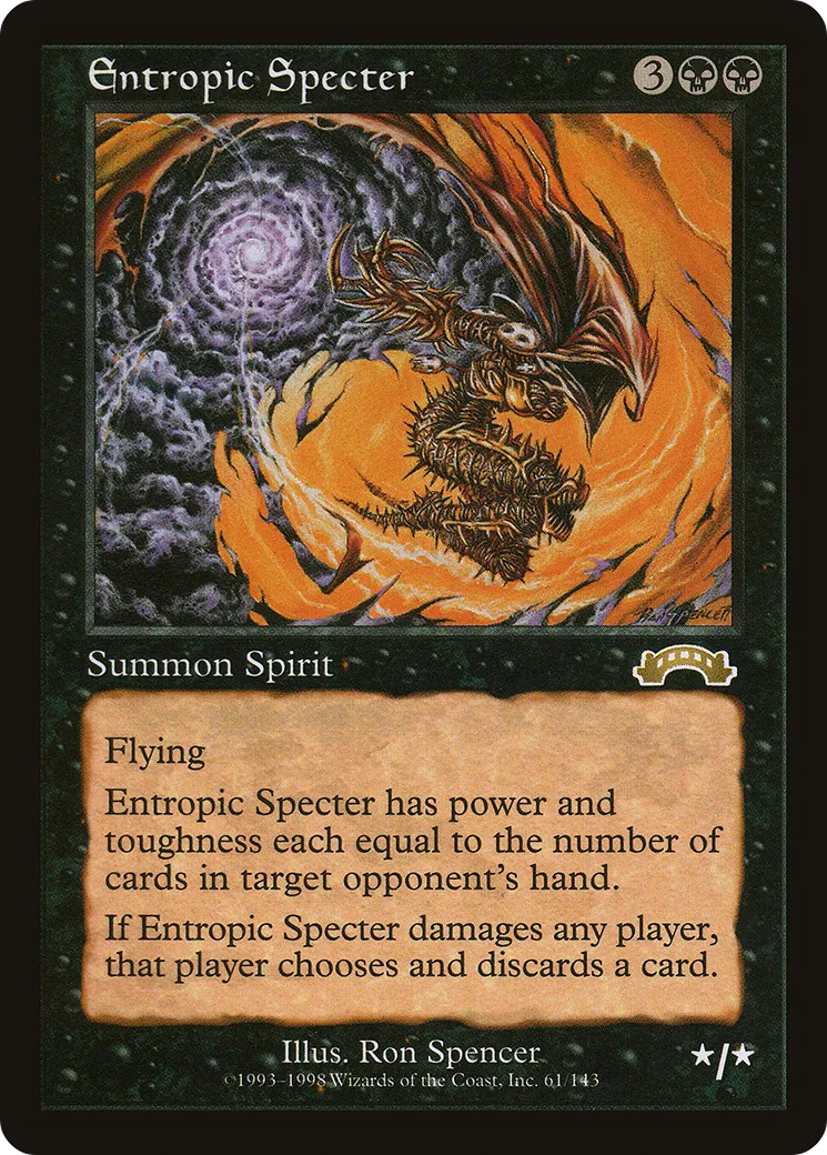 Spectre entropique — Exodus — Magic: The Gathering