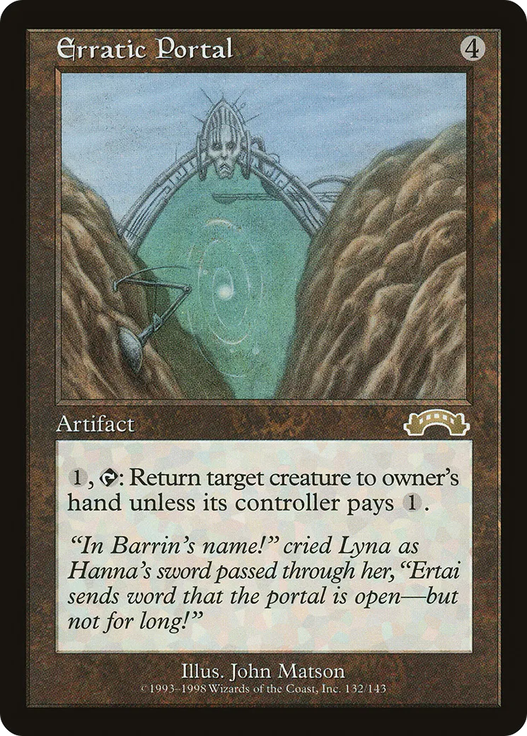 Erratic Portal — Exodus — Magic: The Gathering