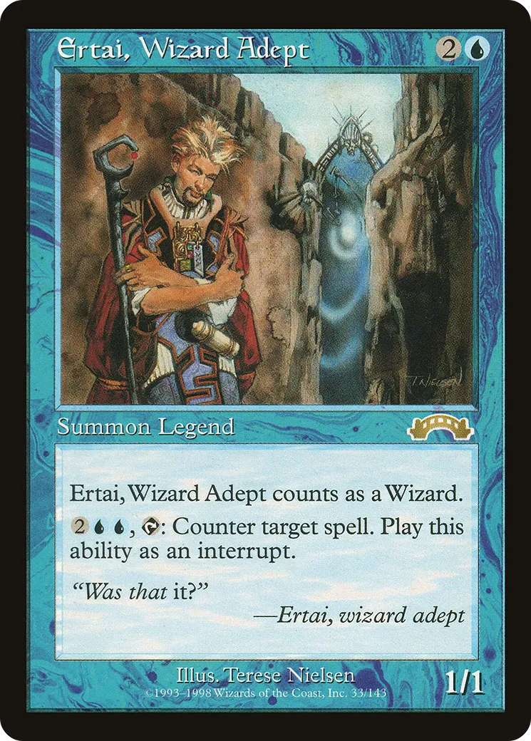 Ertaï, expert sorcier — Exodus — Magic: The Gathering