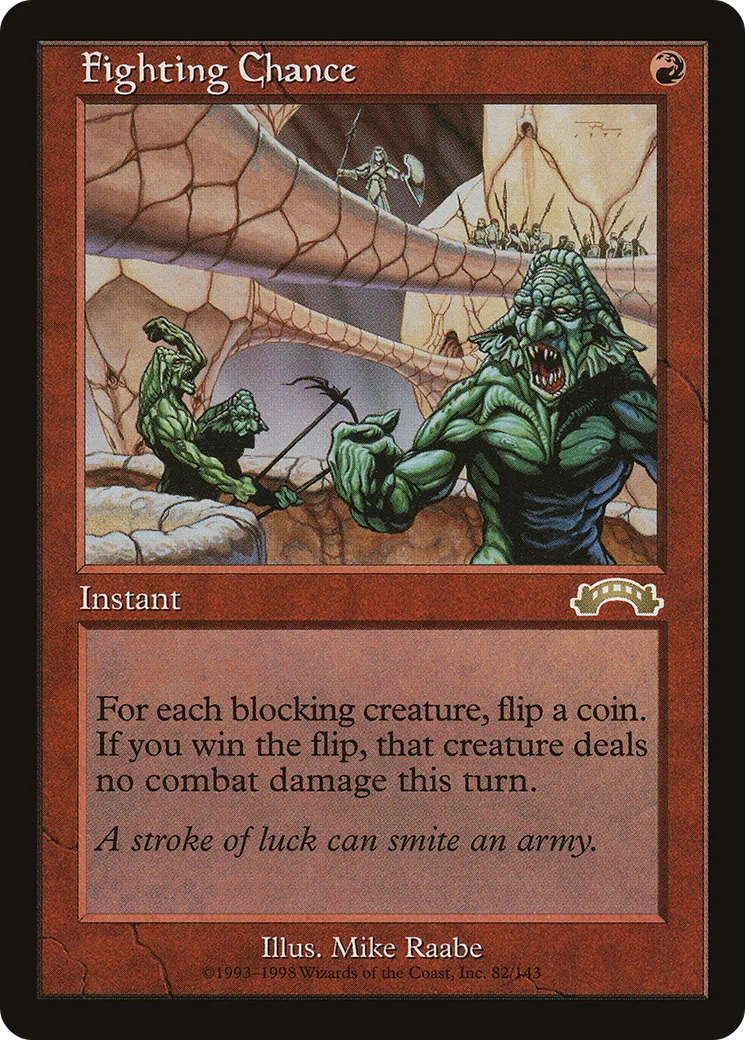 Fighting Chance — Exodus — Magic: The Gathering