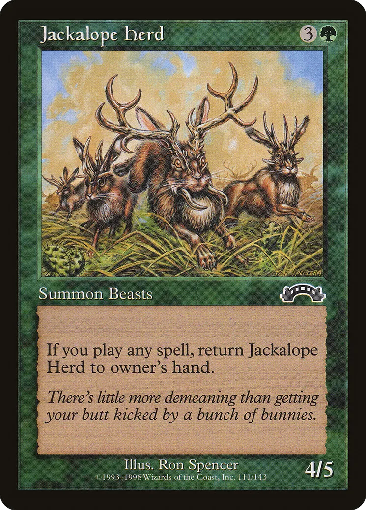 Troupeau de léporilopes — Exodus — Magic: The Gathering