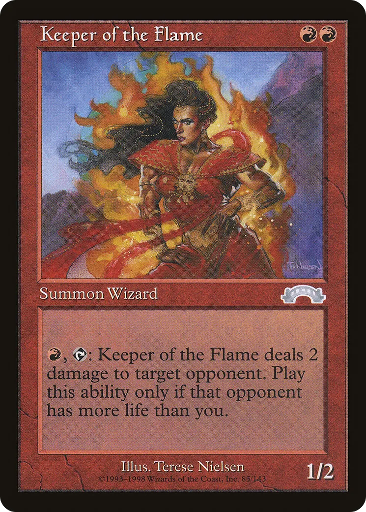 Gardienne de la flamme — Exodus — Magic: The Gathering