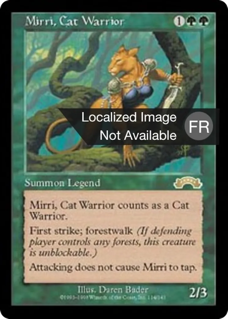 Mirri, guerrière chat — Exodus — Magic: The Gathering
