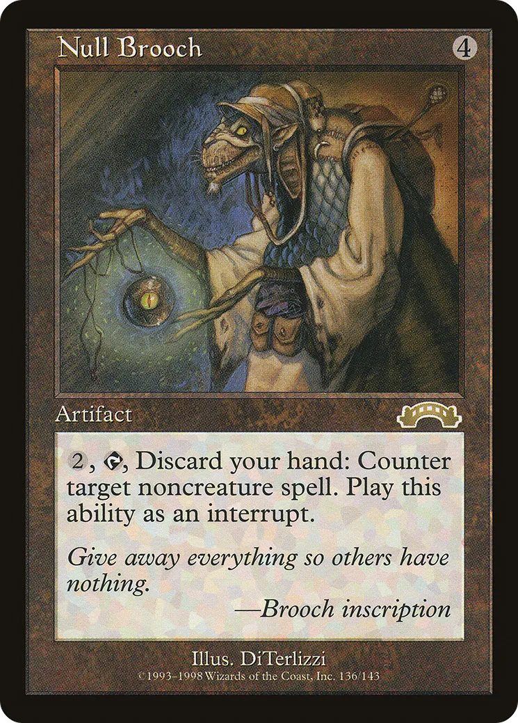Null Brooch — Exodus — Magic: The Gathering