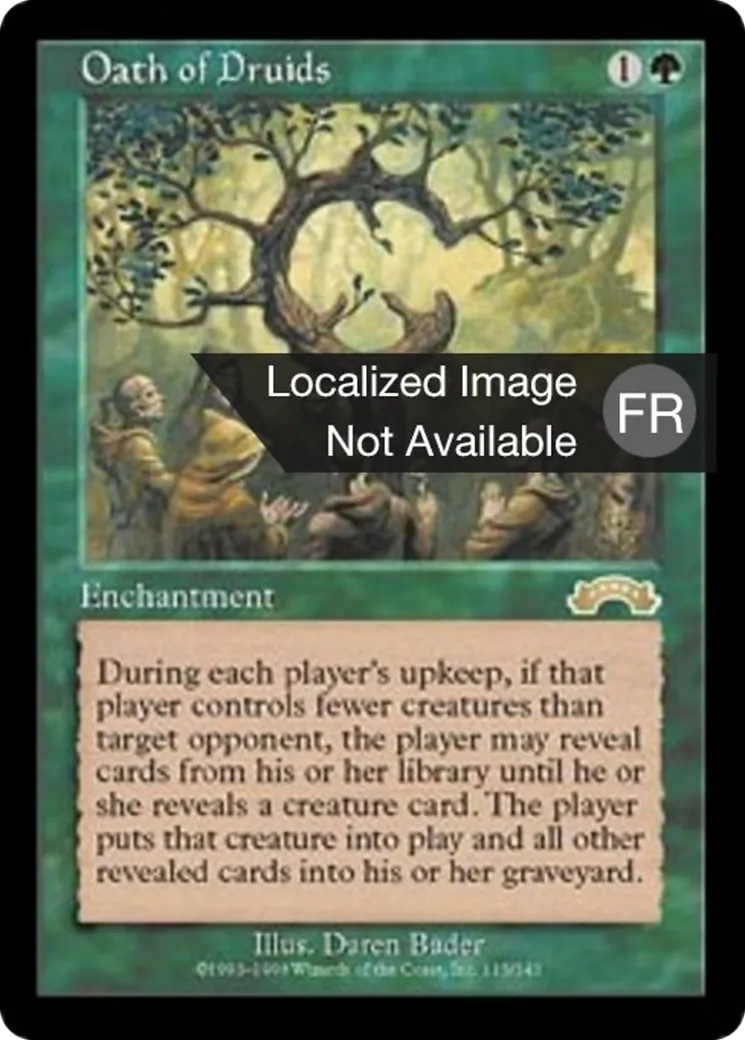 Serment des druides — Exodus — Magic: The Gathering