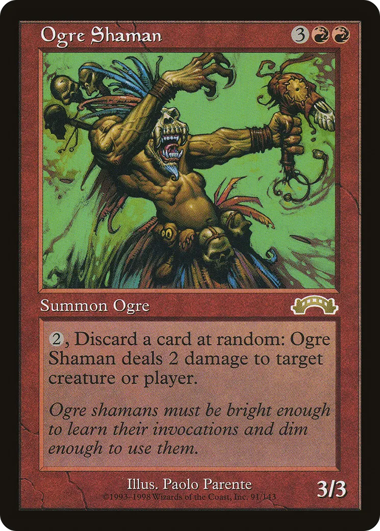 Ogre Shaman — Exodus — Magic: The Gathering