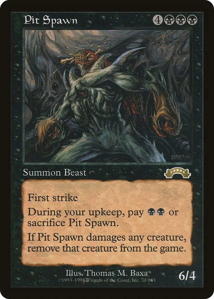 Pit Spawn — Exodus — Magic: The Gathering