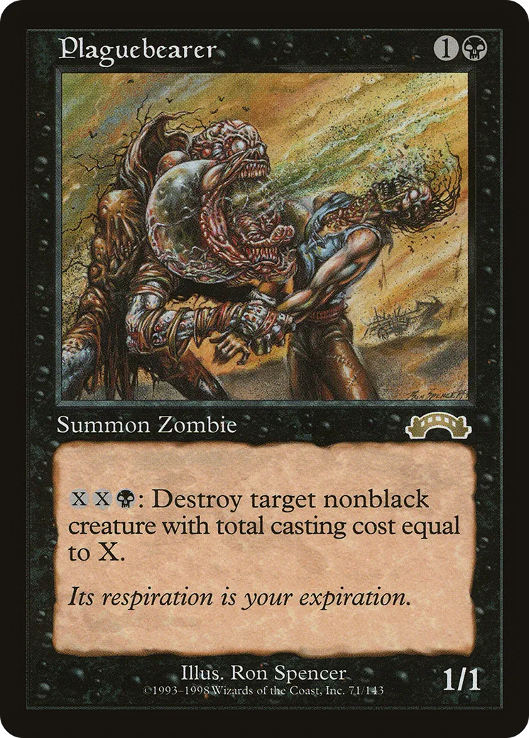 Plaguebearer — Exodus — Magic: The Gathering
