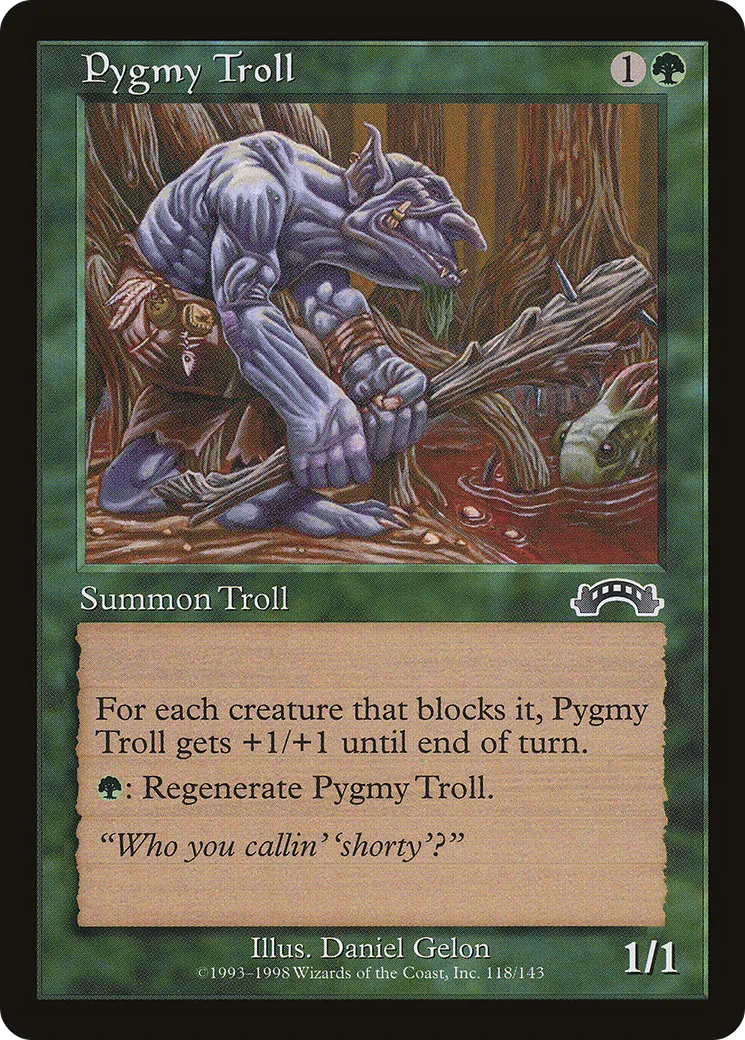 Troll pygmée — Exodus — Magic: The Gathering