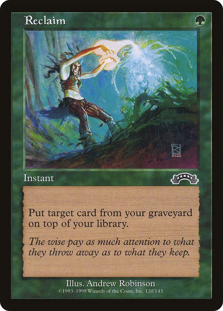 Reclaim — Exodus — Magic: The Gathering