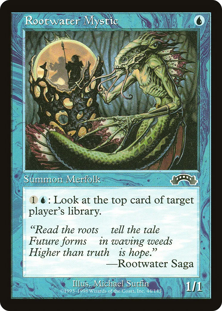 Rootwater Mystic — Exodus — Magic: The Gathering