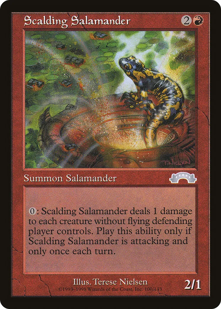 Scalding Salamander — Exodus — Magic: The Gathering