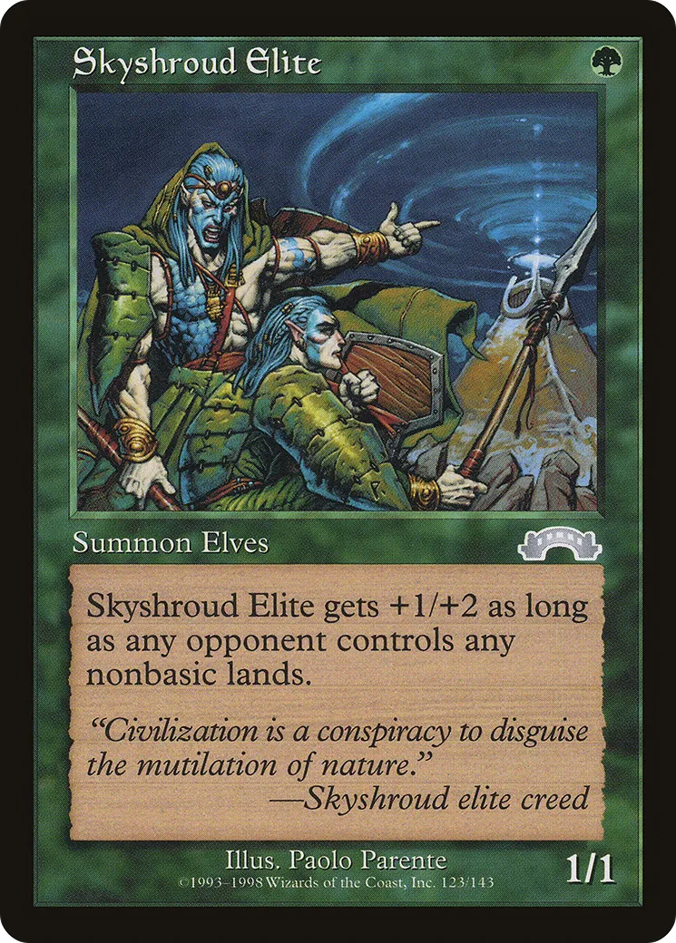 Skyshroud Elite — Exodus — Magic: The Gathering