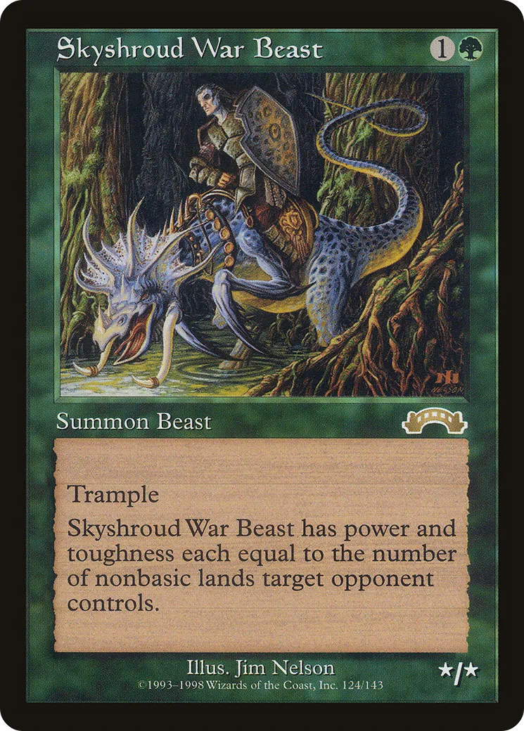 Skyshroud War Beast — Exodus — Magic: The Gathering