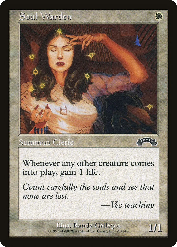 Soul Warden — Exodus — Magic: The Gathering