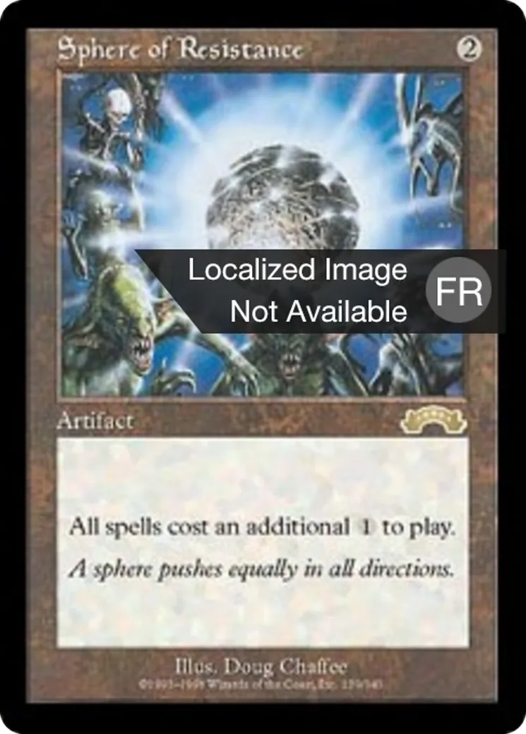 Sphère de résistance — Exodus — Magic: The Gathering