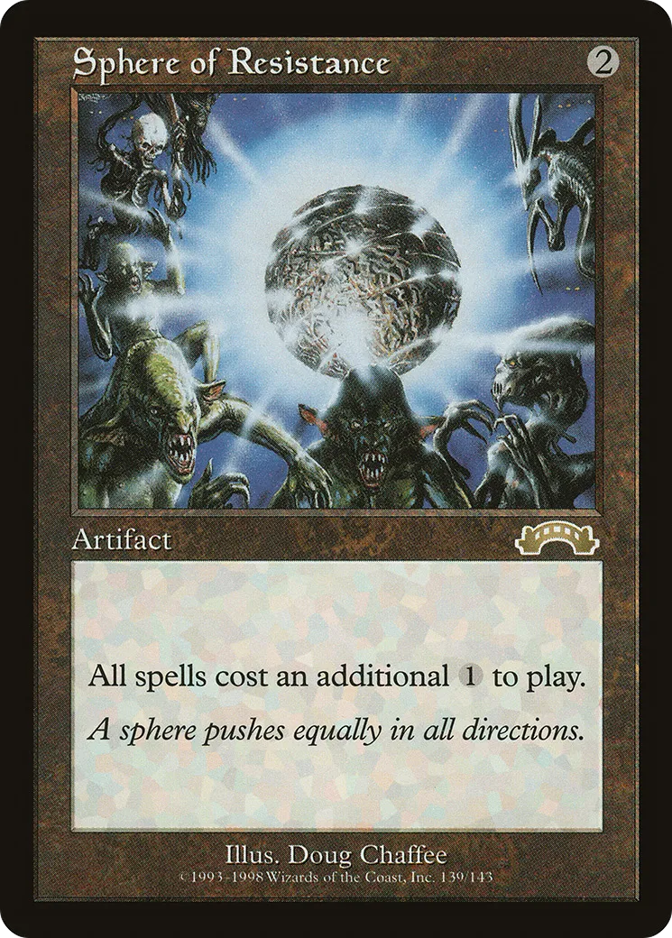 Sphère de résistance — Exodus — Magic: The Gathering