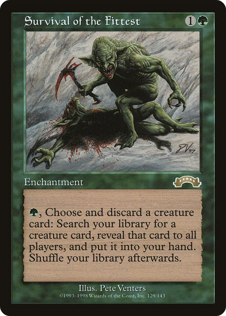 Survival of the Fittest — Exodus — Magic: The Gathering