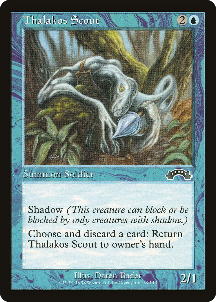 Thalakos Scout — Exodus — Magic: The Gathering