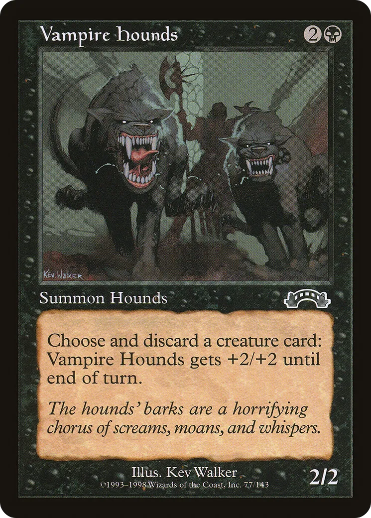 Vampire Hounds — Exodus — Magic: The Gathering