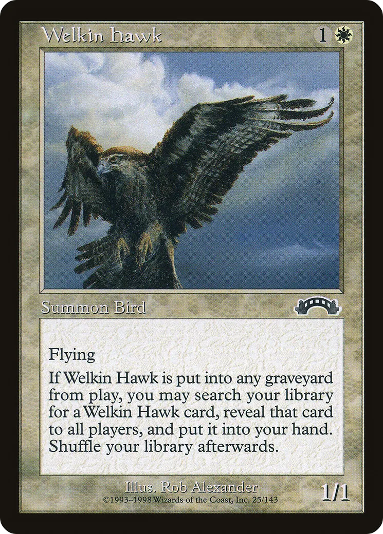 Welkin Hawk — Exodus — Magic: The Gathering