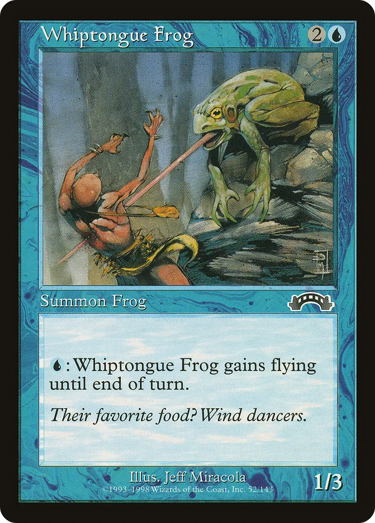 Grenouille à langue de fouet — Exodus — Magic: The Gathering