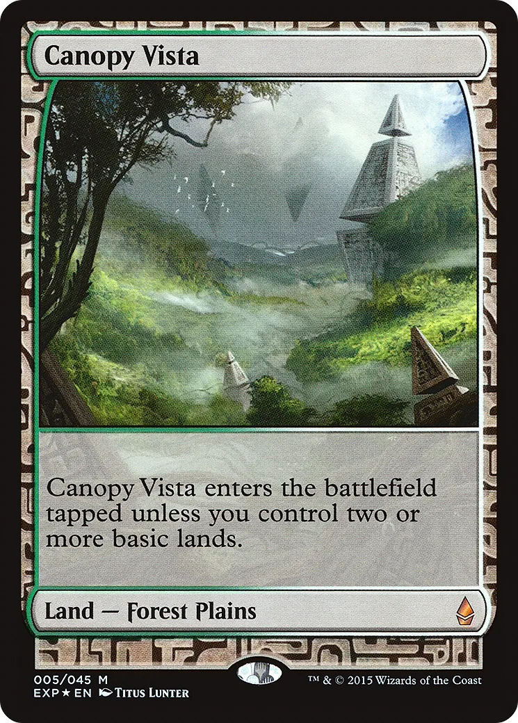Canopy Vista — Zendikar Expeditions — Magic: The Gathering