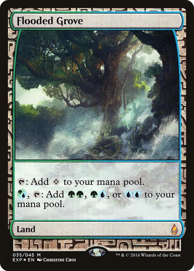 Bosquet inondé — Zendikar Expeditions — Magic: The Gathering