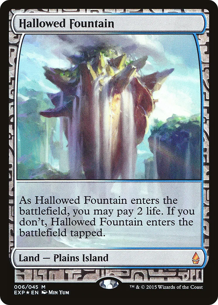 Fontaine sacrée from Zendikar Expeditions - Magic: The Gathering