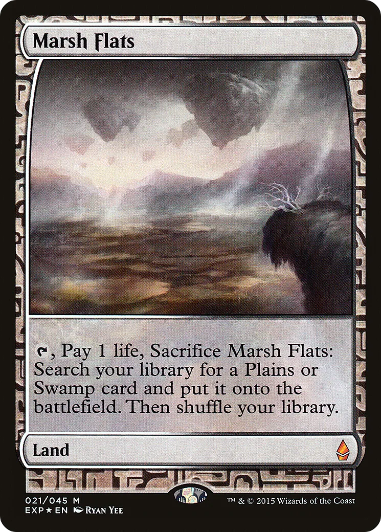 Plaines marécageuses from Zendikar Expeditions - Magic: The Gathering