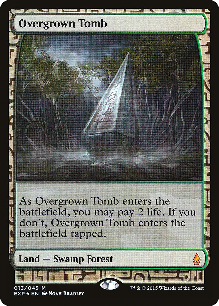 Overgrown Tomb — Zendikar Expeditions — Magic: The Gathering