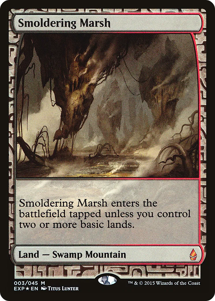 Smoldering Marsh — Zendikar Expeditions — Magic: The Gathering