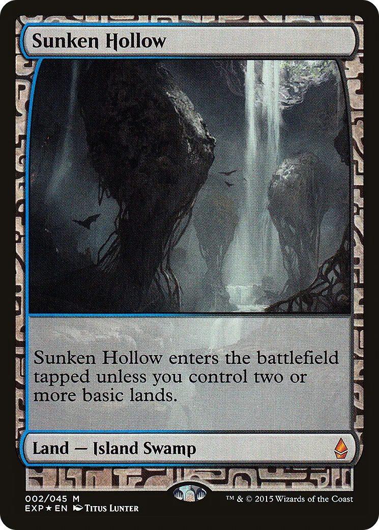Sunken Hollow — Zendikar Expeditions — Magic: The Gathering