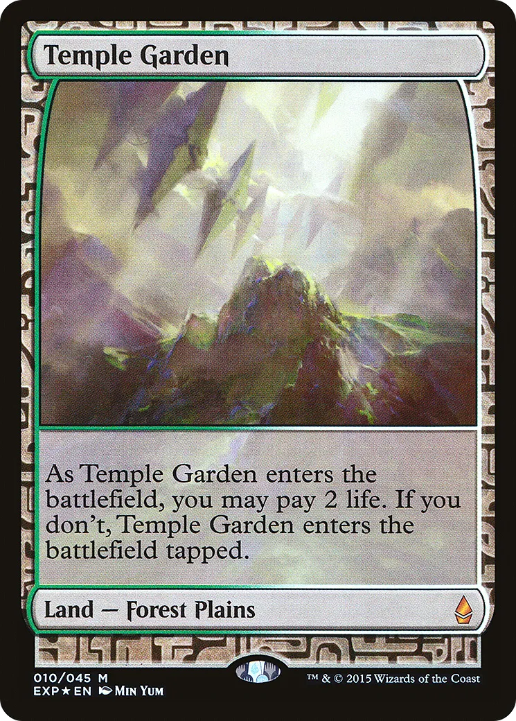 Temple Garden — Zendikar Expeditions — Magic: The Gathering