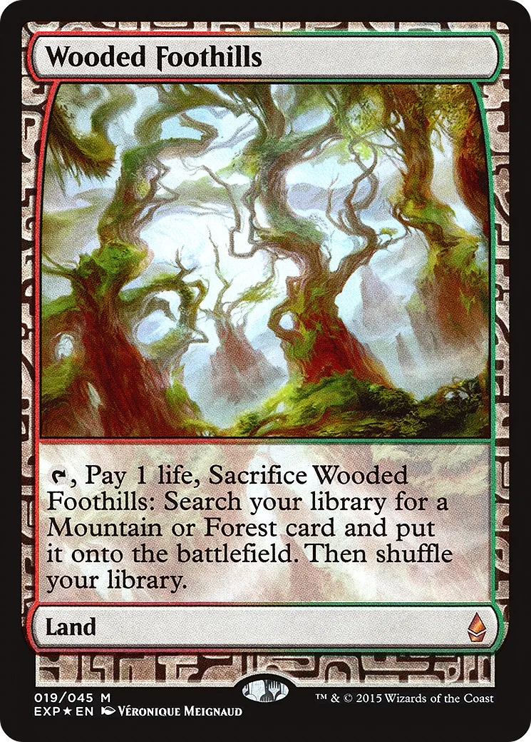 Wooded Foothills — Zendikar Expeditions — Magic: The Gathering