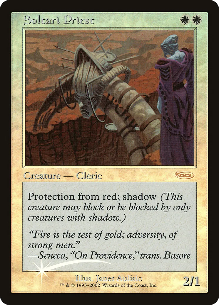 Soltari Priest — Friday Night Magic 2002 — Magic: The Gathering