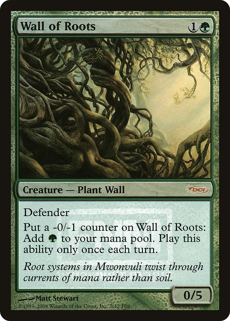 Wall of Roots — Friday Night Magic 2008 — Magic: The Gathering