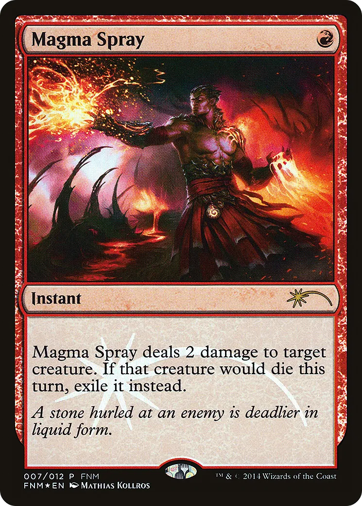 Giclée de magma — Friday Night Magic 2014 — Magic: The Gathering