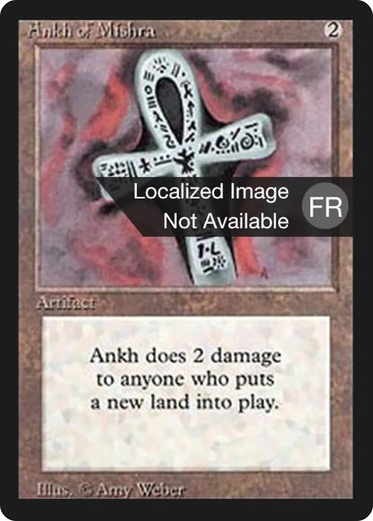 Ankh de Mishra — Foreign Black Border — Magic: The Gathering