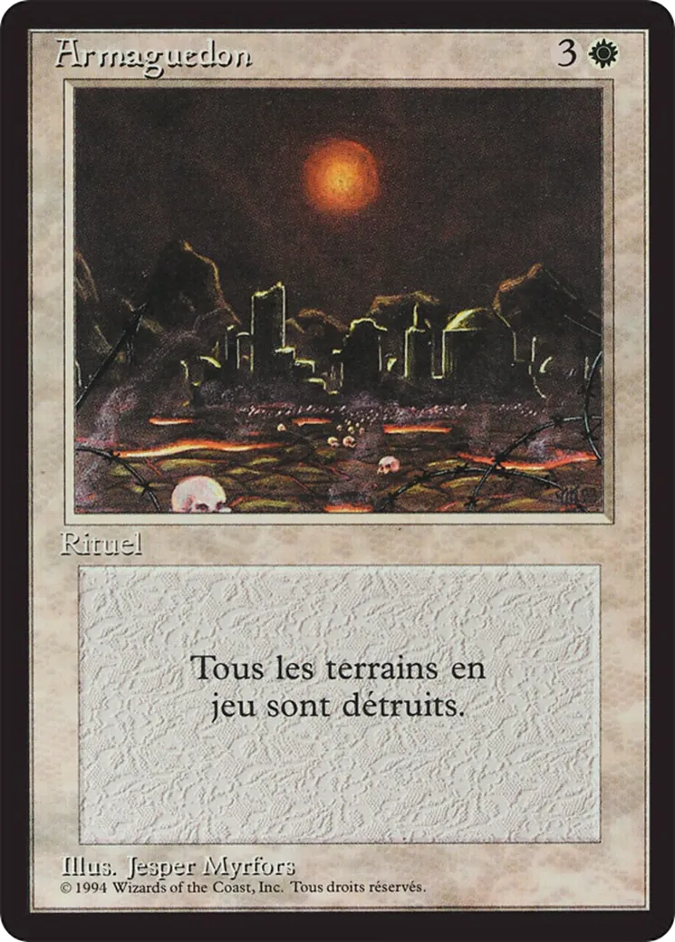 Armaguedon — Foreign Black Border — Magic: The Gathering
