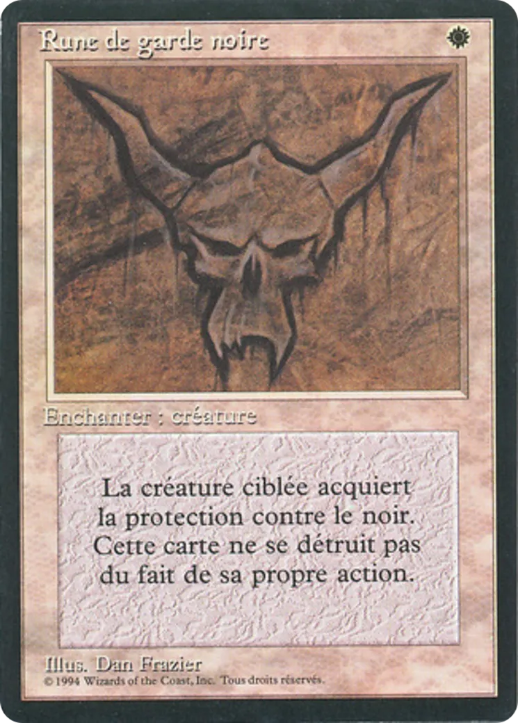 Black Ward — Foreign Black Border — Magic: The Gathering