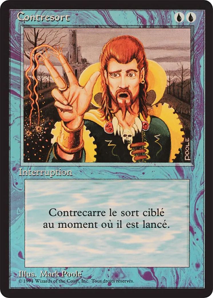 Contresort — Foreign Black Border — Magic: The Gathering