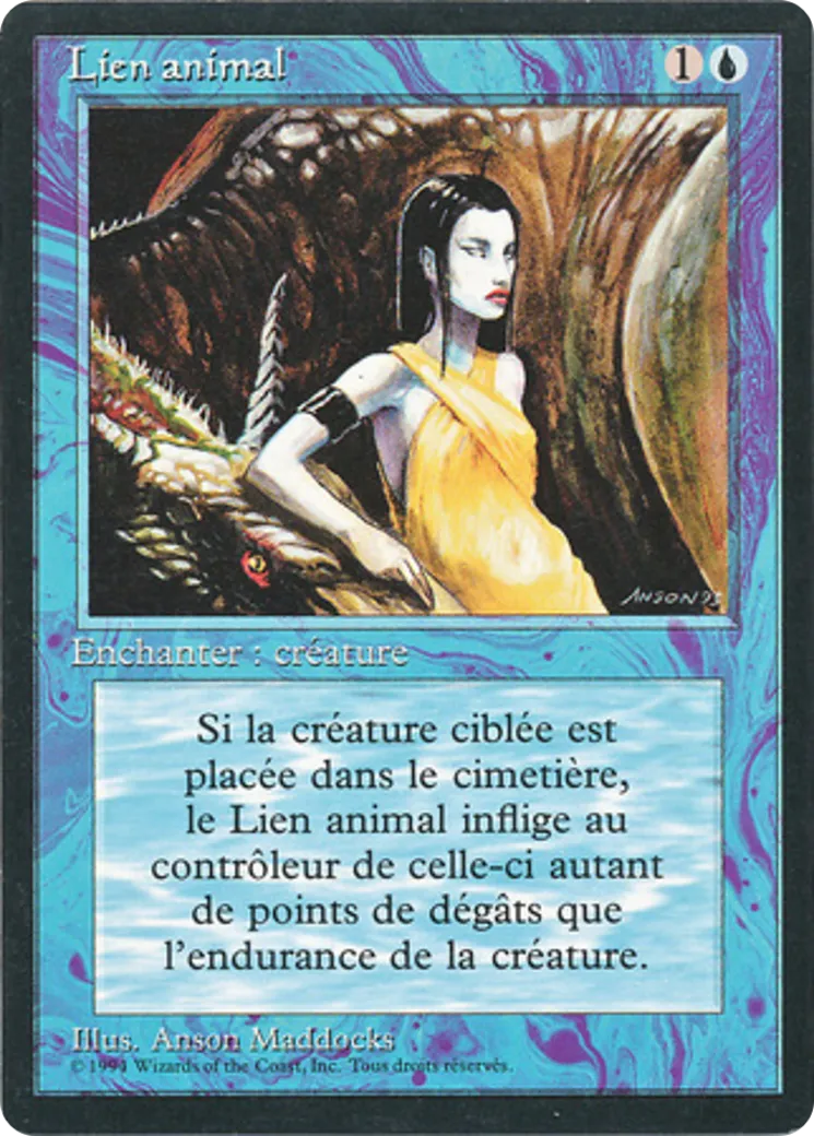 Creature Bond — Foreign Black Border — Magic: The Gathering