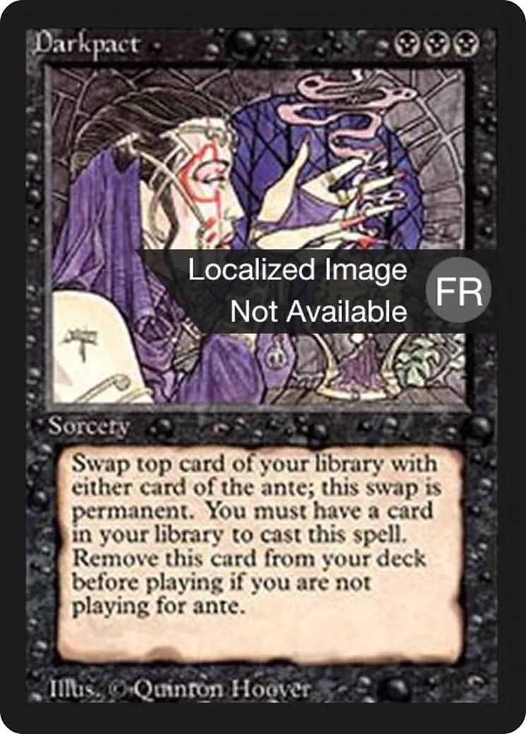 Pacte ténébreux — Foreign Black Border — Magic: The Gathering