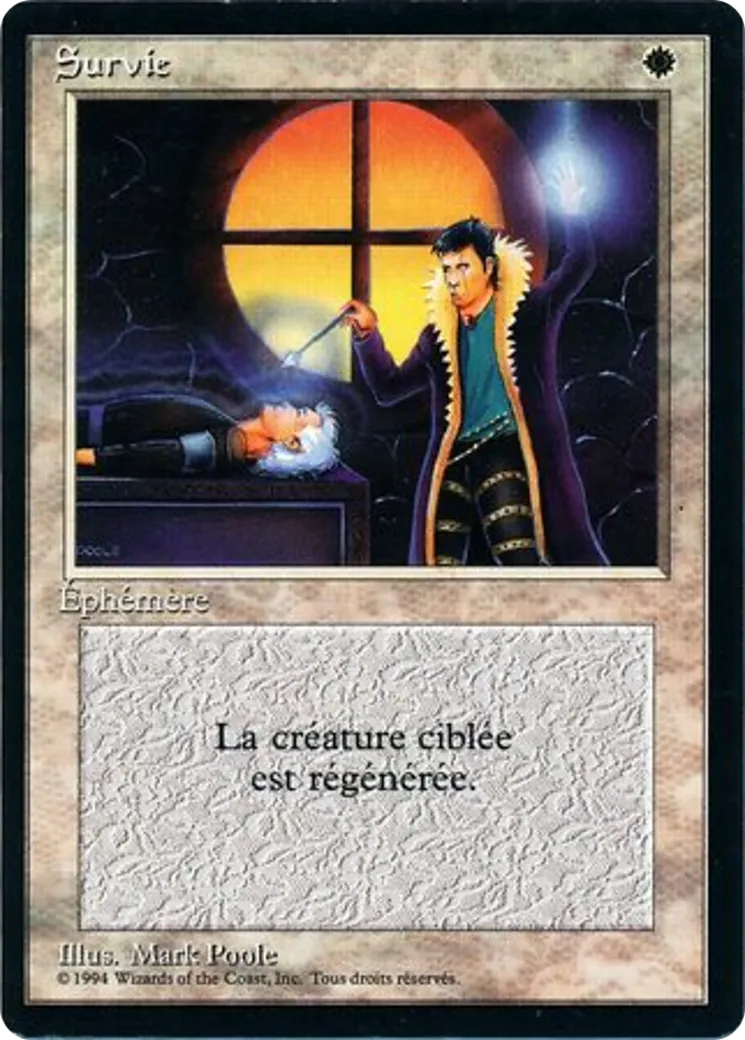Death Ward — Foreign Black Border — Magic: The Gathering