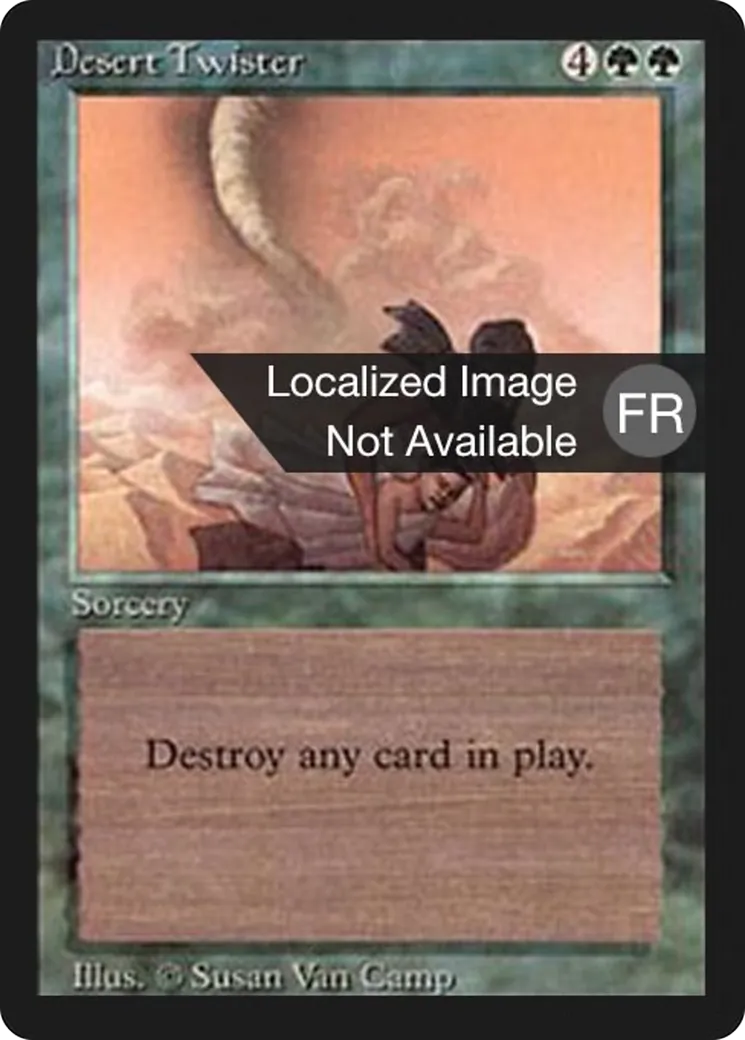 Desert Twister — Foreign Black Border — Magic: The Gathering