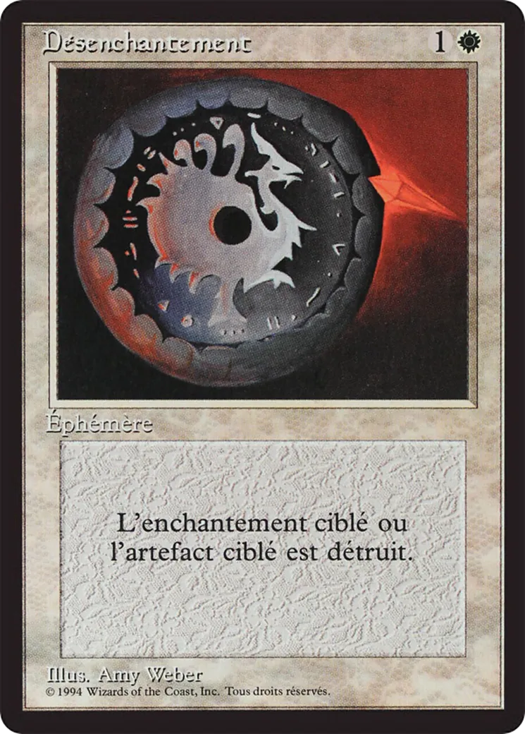Désenchantement — Foreign Black Border — Magic: The Gathering