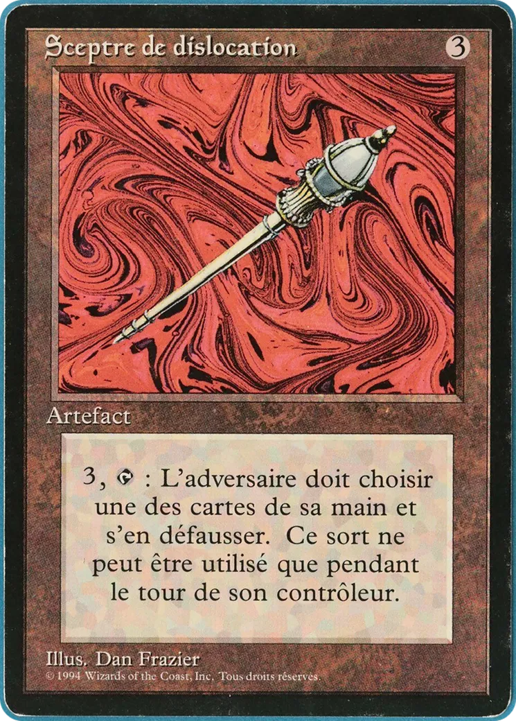 Sceptre de dislocation — Foreign Black Border — Magic: The Gathering